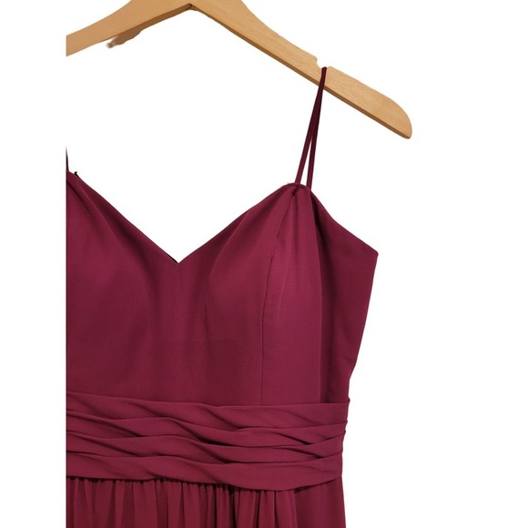 B2 by Jasmine Two Piece Long Sweetheart Neckline Poly Chiffon Bridesmaid Dress 6 - Picture 7 of 12